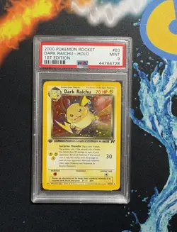 Pokemon TCG Dark Machamp and Raichu 1st edition psa 9 - Image 4