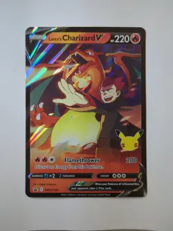 (Jumbo) Lance's Charizard V SWSH133 Promo NM | Pokemon Celebrations - Image 1