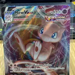 Pokemon TCG Mew Vmax Fusion Strike 114/264 Holo Ultra Rare - Image 2