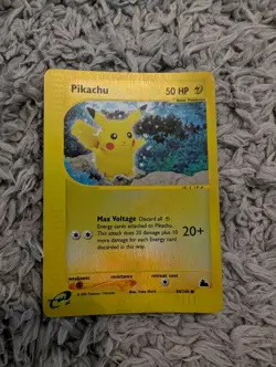 Pokemon Skyridge Pikachu Reverse Holo 84/144 Wotc lp/NM very good condition. - Image 1