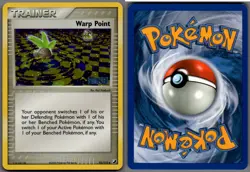 2005 Pokemon, EX Unseen Forces, #93/115 Warp Point, Reverse Holo Uncommon - Image 1