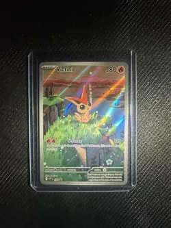 Victini SVP 208 Illustration Rare Black Star Promo Black & White Pokemon TCG - Image 1