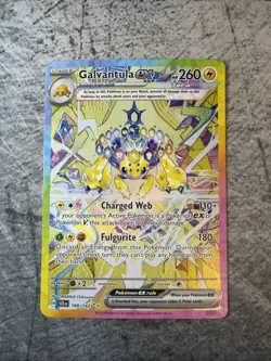 Pokemon Galvantula EX SIR Stellar Crown (LP) #168/142 - Image 1