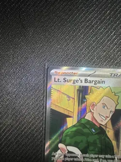 Lt. Surge's Bargain (2) 170/132 Ultra Rare Full Art Pokemon Mega Evolution (2X) - Image 2