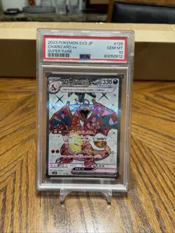 PSA 10 Charizard ex 125/108 Pokemon Sv3JP Ruler of the Black Flame Japanese 2023 - Image 1