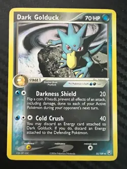 Pokemon TCG EX Team Rocket Returns Dark Golduck 35/109 Regular LP - Image 1