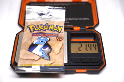 21.44g Pokemon WOTC Fossil Unlimited Booster Pack Vintage Sealed TCG Lapras - Image 1