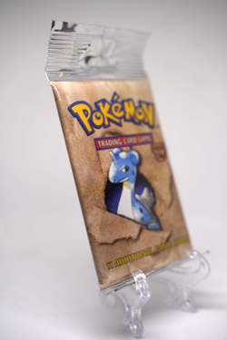 21.44g Pokemon WOTC Fossil Unlimited Booster Pack Vintage Sealed TCG Lapras - Image 5