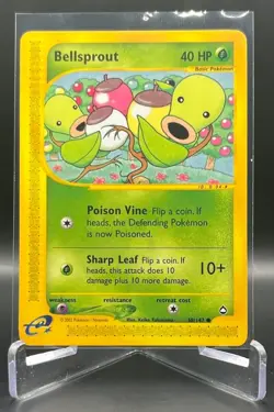 Pokemon TCG Aquapolis BELLSPROUT Regular, Common - 68/147 - Image 1
