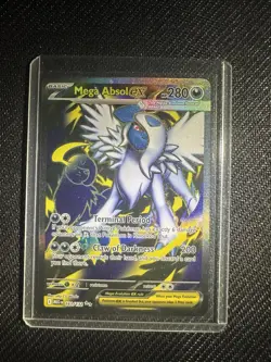 Mega Absol ex Full Art Ultra Rare 161/132 Pokemon Mega Evolution English - Image 1