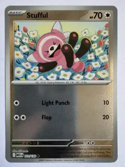 Stufful 111/132 Reverse Holo Pokemon TCG Mega Evolutions English - Image 1