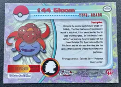 Pokemon 2000 Topps Chrome Gloom #44 TV Animation Series - Image 3