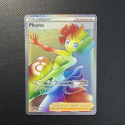 Pokemon Card Phoebe 175/163 Ultra Rare Battle Styles 2021 Rainbow Full Art - Image 1