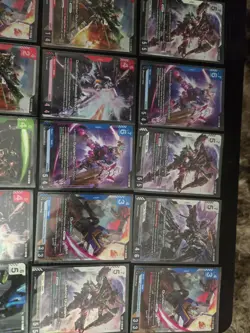 Gundam Card Game 29 Card Lot Deathscythe LR , C+, R+ RARE GUNDAM UPRISING - Image 3