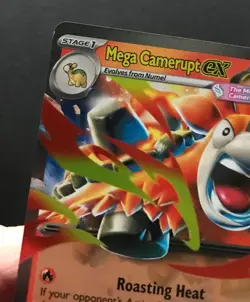 Mega Camerupt ex 022/132 Mega Evolution Pokemon Cards DOUBLE RARE HOLO Near Mint - Image 4