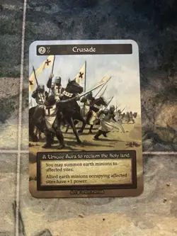 Sorcery Contested Realm - Beta ~ CRUSADE ~ Unique Rare - Non Foil - NM /Unplayed - Image 1