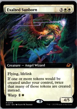 Exalted Sunborn (Extended Art) M Edge of Eternities 318 NM Normal - Image 1