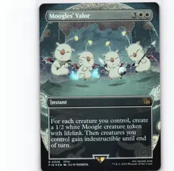 Moogles' Valor (Borderless) Foil R FINAL FANTASY 326 NM - Image 1