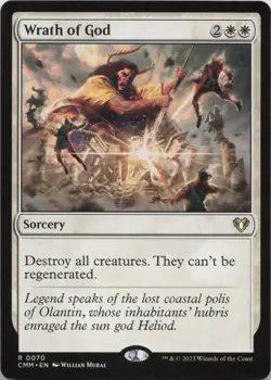 Wrath of God R Commander Masters 70 NM MTG - Image 1