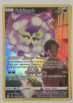 Spiritomb TG09/TG30 Lost Origin Full Art Trainer Gallery Ultra Rare Pokemon TCG - Image 1