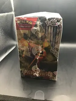 Pokemon Scarlet & Violet Paldea Evolved 36 Packs FACTORY SEALED + Acrylic Case - Image 2