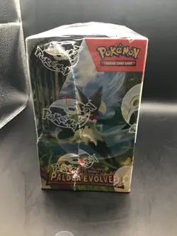 Pokemon Scarlet & Violet Paldea Evolved 36 Packs FACTORY SEALED + Acrylic Case - Image 3
