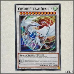 Cosmic Blazar Dragon - LED6-EN029 - Common 1st Edition Yugioh - Image 1