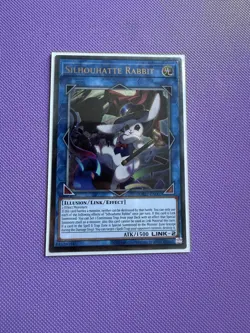 Yu-Gi-Oh TCG Silhouette Rabbit Mint Condition Ultimate Rare Card OP27-EN002 - Image 1