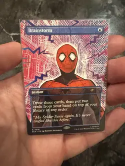 MTG Brainstorm (7019) *Non-Foil* Secret Lair: Spider-Man Bonus Card MT/NM - Image 1