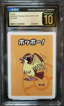 2019 Old Maid Pokemon Pidgey CGC 10 Pristine Japanese Pokemon Card - Image 1