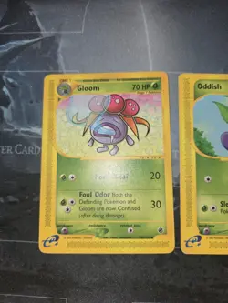 Gloom 78/165 Oddish 122/165 Expedition Pokemon E Series Card - Image 2