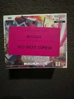 Gundam TCG Card Game GD-01 Newtype Rising Booster Box Brand New Sealed - Wave 1! - Image 1