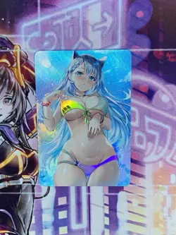 Holo Sexy Goddess Waifu Card Doujin Anime Field Center Azur Lane - Image 1