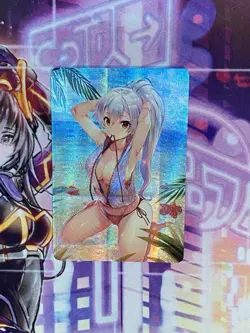 Holo Sexy Goddess Waifu Card Doujin Anime Field Center Azur Lane - Image 1