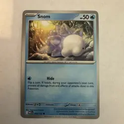 Snom - 042/132 - Normal Common Mega Evolution Pokemon Card TCG - Image 1