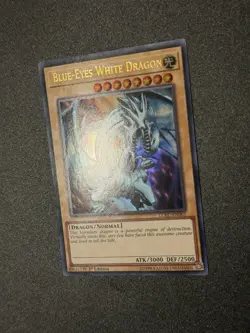 LCKC-EN001 BLUE-EYES WHITE DRAGON ULTRA RARE 1ST EDITION YuGiOh TCG CARD Variant - Image 3