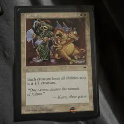 Vintage 1997 MTG Tempest Humility Card - Image 1