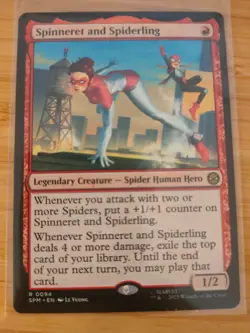 MTG Spinneret and Spiderling 0094 Spider-Man M/NM Free UK P&P - Image 1