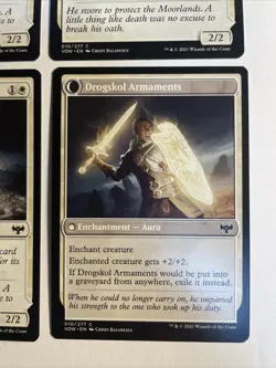 4x Mtg Crimson Vow Drogskol Infantry NM/M Magic The Gathering - Image 3