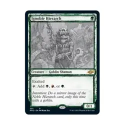 WOTC MtG Modern Horizons 2 Ignoble Hierarch (Showcase) (R) (Foil) NM - Image 1