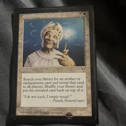Magic the Gathering Classic 1996 MTG Enlightened Tutor - Image 1