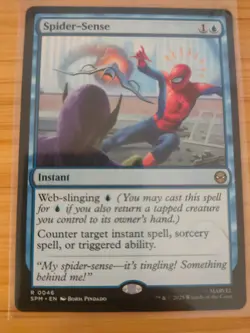 MTG Spider-Sense 0046 Spider-Man M/NM Free UK P&P - Image 1