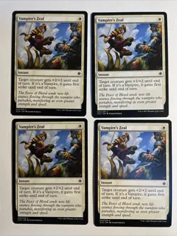 4x Mtg Ixalan Vampire’s Zeal NM Magic The Gathering - Image 1