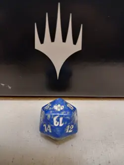 Conflux Spindown Life Counter D20 Blue Dice MTG Magic the Gathering - Image 1