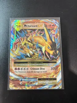 Pokemon XY Evolutions Mega Holo Card M Charizard EX 13/108 LP-NM Condition - Image 1