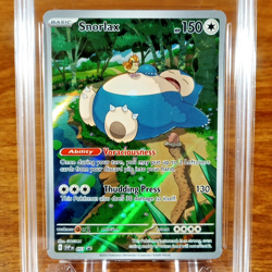 Pokemon Scarlet & Violet Black Star Promo Snorlax 051 AGS Gem-MT 10 FA Holo 2023 - Image 2