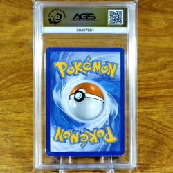 Pokemon SV Black Star Promo Eevee EX 174 AGS Gem-MT 10 Full Art Holo 2025 - Image 3