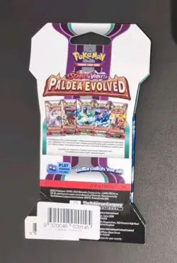 Pokemon 2023 Scarlet & Violet Paldea Evolved Sleeved Booster Factory Sealed - Image 2