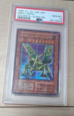 YuGiOh Perfectly Ultimate Great Moth PSA10 Ultra Parallel Rare Japanese - Image 1