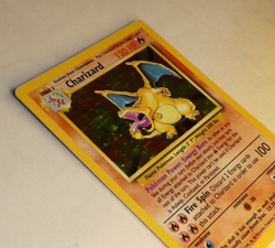 pokemon charizard 4/102 rare holo card base set unlimited 1999 holographic VGC - Image 4